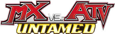 MX vs ATV Untamed title screen for Wii